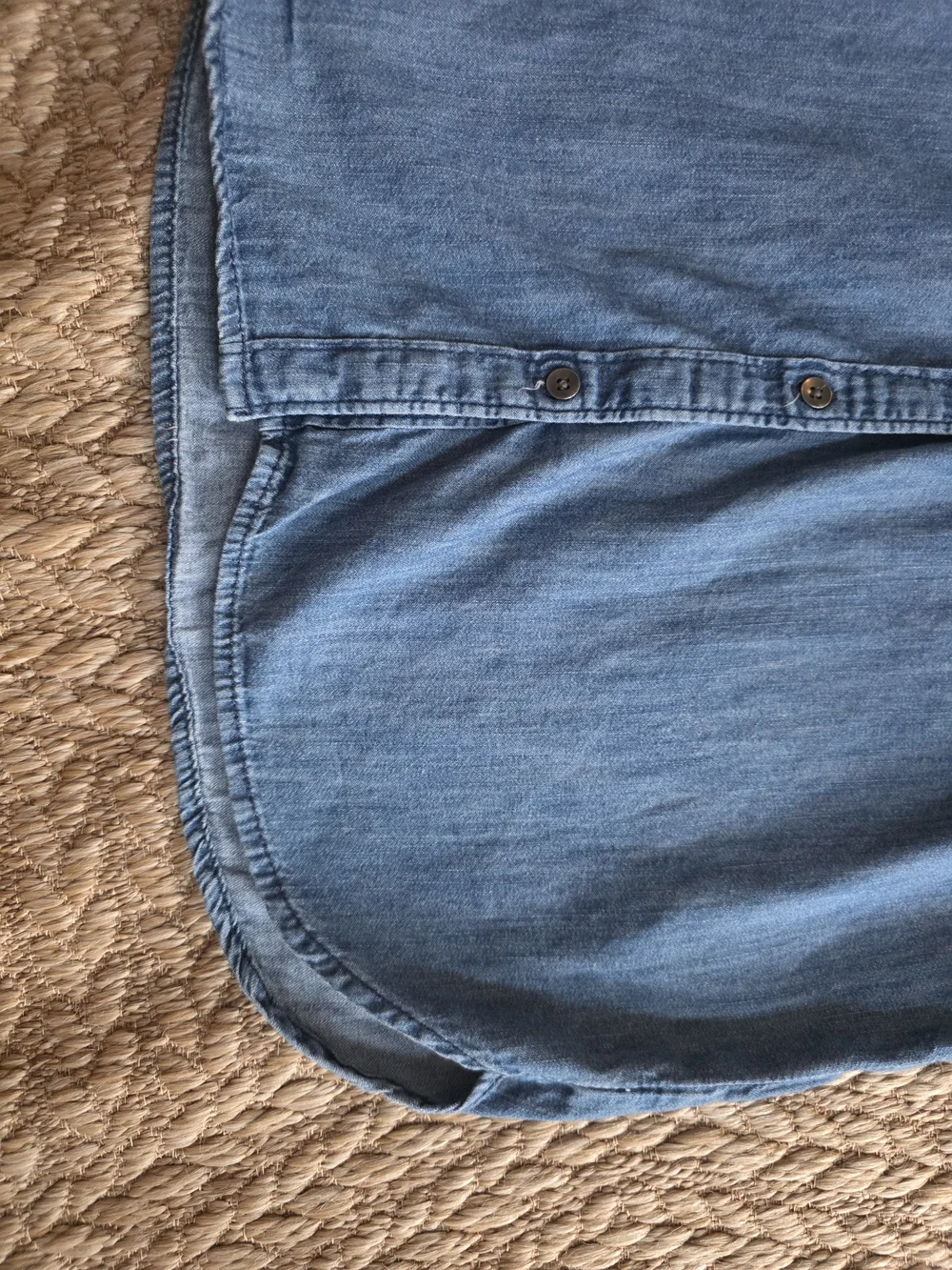 GAP Blue Denim Button-Front Girl's Dress